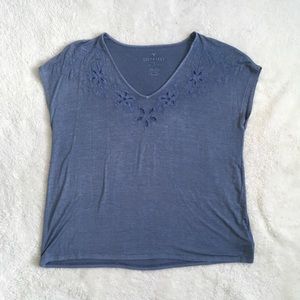 American Eagle Soft & Sexy Embroidery T-Shirt